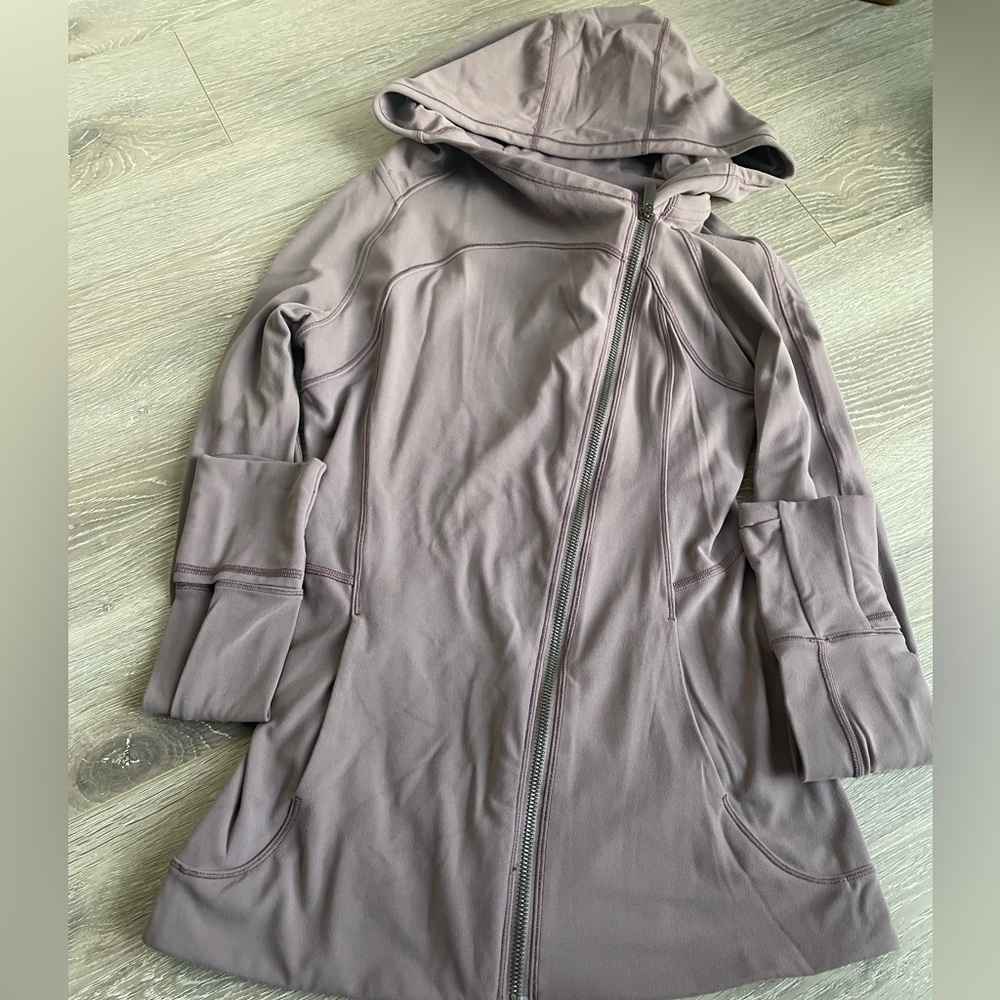 Lululemon Athletica Purple Diagonal Zip-Up Jacket - 4